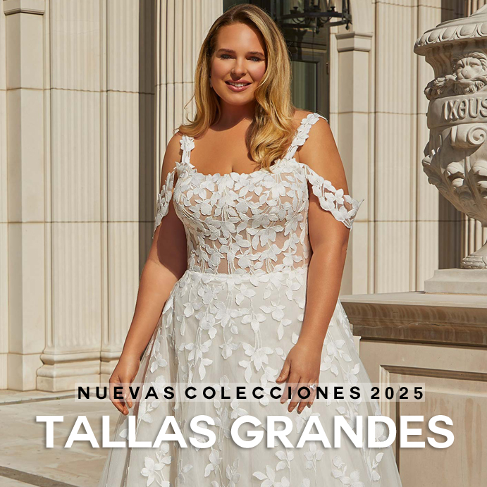 Vestidos de novia tallas grandes en Almeria